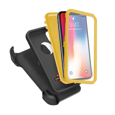 Coperchio Infrangibile con clip da cintura per iPhone XS/X SBS