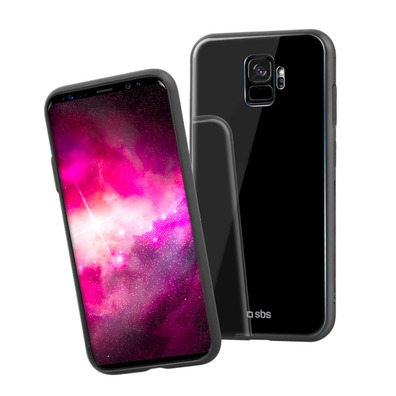 Cover Vitro per Samsung Galaxy S9 SBS Nero