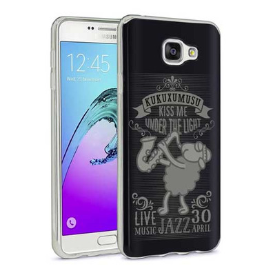 TPU Black Cover Bildot Sax Samsung Galaxy A3 2017 Kukuxumusu