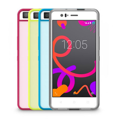 Gummy Case Bq Aquaris M5 Lime