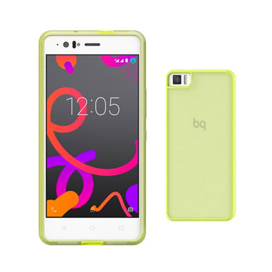 Gummy Case Bq Aquaris M5 Lime