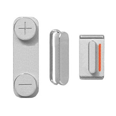 Sostituzione Button Set iPhone 5 Argento