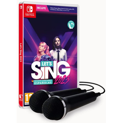 Let's Sing 2023 + 2 Micrófonos Switch