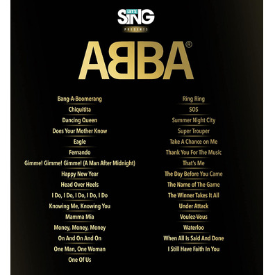 Facciamo Sing Abba PS4