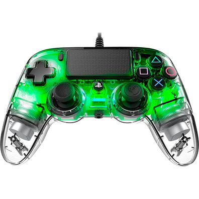 Mando Nacono Compatto Wired Illuminated Green Oficial PS4