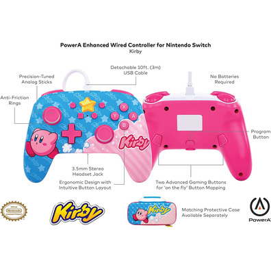 Mando Power A Wired Controller Kirby