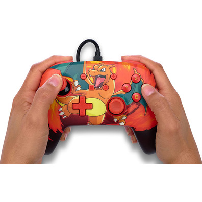 Mando Power A Wired Controller Pokemon Charizard Vortice Switch