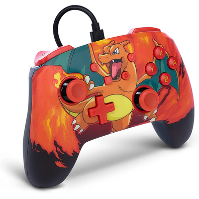 Mando Power A Wired Controller Pokemon Charizard Vortice Switch