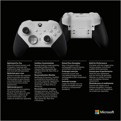 Mando Xbox Elite Wireless Controller Series 2 Core Edition