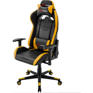 Mars gaming chair mgc3 nero/amaril pro, 2cushions