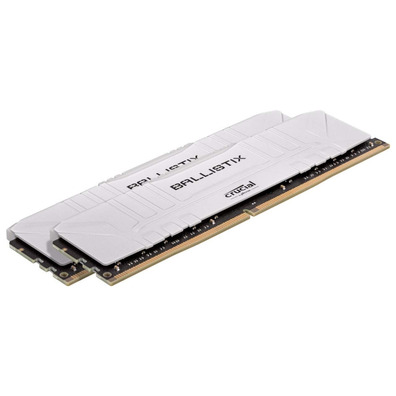 Memoria RAM Cruciale Ballistix 16GB (2x8) DDR4 2666 MHz Blanco