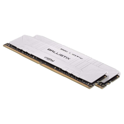 Memoria RAM Cruciale Ballistix 16GB (2x8) DDR4 2666 MHz Blanco