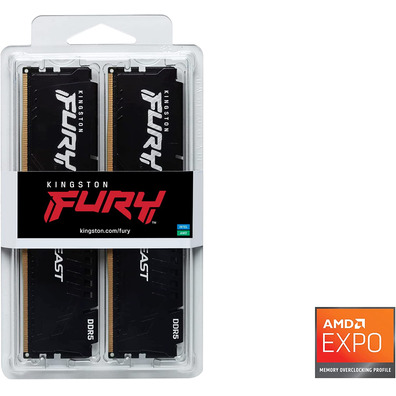 Memoria RAM Kingston Fury 32GB (2x16GB) DDR5 6000 MHz