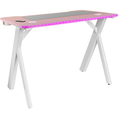 Mesa Gaming Mars Gaming MGD100RGB 100x60x74 cm Rosa