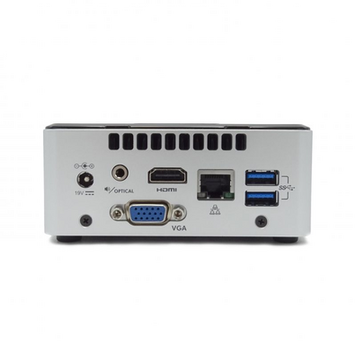 MiniPC KVX NUC Intel BOXNUC5PPYH N3700/4GB/SSD da 120 gb/W10H