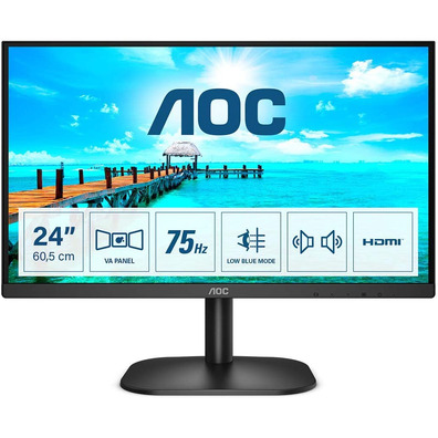 Monitor AOC 24B2XDAM 23,8 " Full HD Multimedia Negro