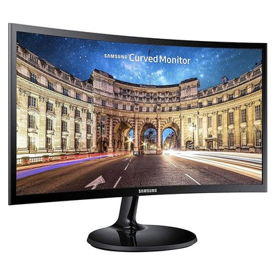 Monitor Curvo Samsung C24F390FHR 23,5 " / Full HD/ Negro