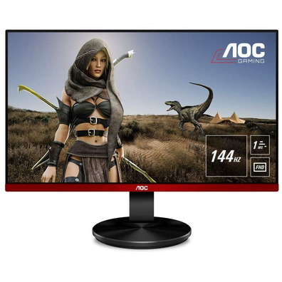 Monitor Gaming AOC G2490VXA 23,8 " /Full HD/Multimedia Negro y Rojo