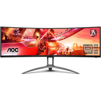 Monitor Gaming Curvo AOC AGON AG493UCX 49 " DQHD Multimedia Negro