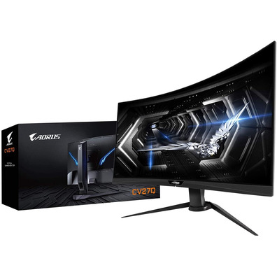 Monitor Gaming Gigabyte Aorus CV27Q-EK ELED Curvo 27 ' "