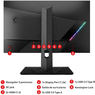 Monitor Gaming MSI Optix MAG245R LED 23,8 ' "