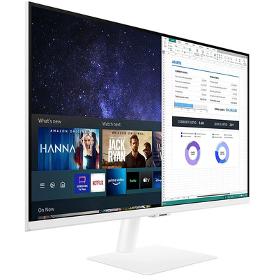 Monitor LED 27 '' ' Samsung Smart M5 Blanco