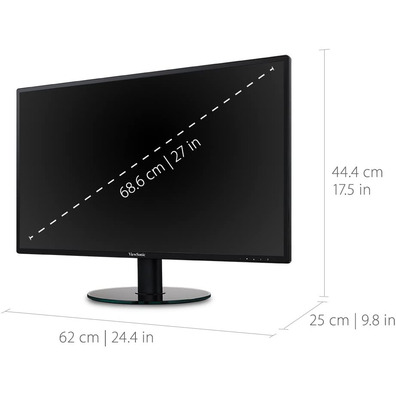 Monitor LED 27 '' ' Viewsonic VA2719-2K-SMHD IPS Negro