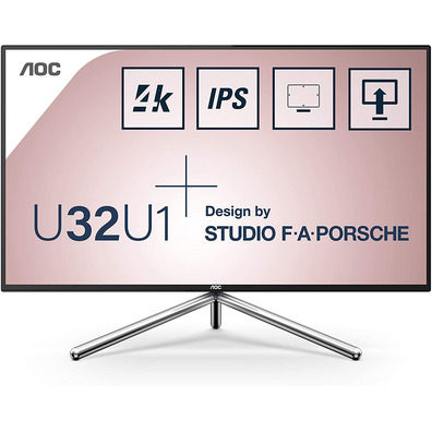 Monitor AOC U32U1 32 ' " Negro LED