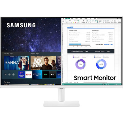 Monitor LED 32 '' ' Samsung Smart M5 Blanco