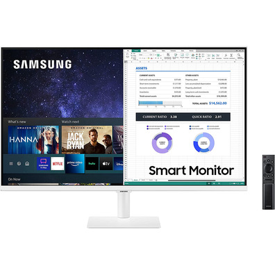 Monitor LED 32 '' ' Samsung Smart M5 Blanco