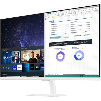 Monitor LED 32 '' ' Samsung Smart M5 Blanco