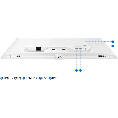 Monitor LED 32 '' ' Samsung Smart M5 Blanco