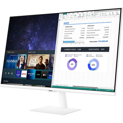 Monitor LED 32 '' ' Samsung Smart M5 Blanco