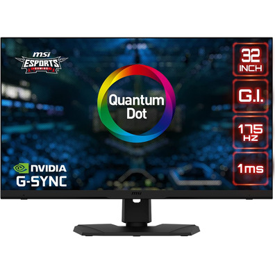 Monitor LED MSI Optix MPG321QRF 32 '' QD Negro