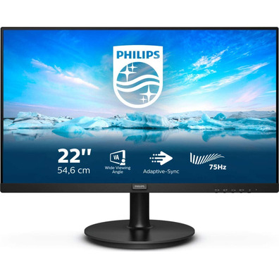 Monitor Philips V-Line 221V8LD 21,5 " Full HD Negro