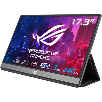 Monitor Portátil Gaming Asus ROG Strix XG17AHPE 17,3 " Full HD Multimedia Negro