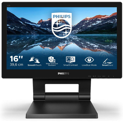 Monitor Profesional Táctil Philips 162B9T 15,6 " HD Multimedia Negro