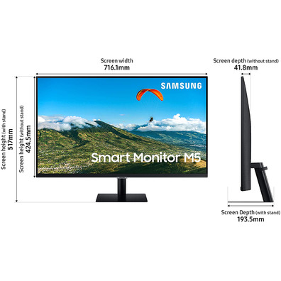 Monitor Samsung M50A Smart LS32AM500NUXEN LED 32 ' "