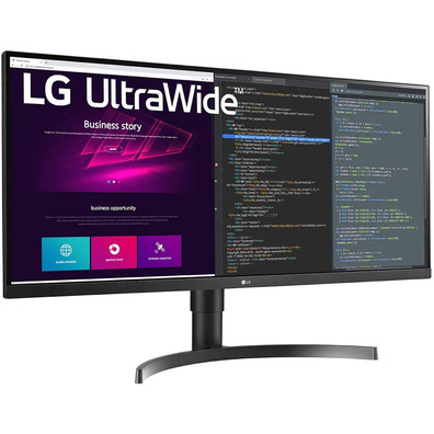 Monitor Grigio Anorámico LG 34WN750-B 34 " WQHD Multimedia Negro