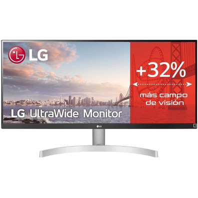 Monitor Gamma Anoràmico Profesional LG 29WN600-W 29 " /Full HD/Multimedia Plata