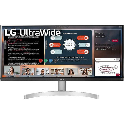 Monitor Gamma Anoràmico Profesional LG 29WN600-W 29 " /Full HD/Multimedia Plata