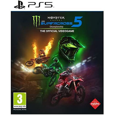 Monster Energy Supercross 5: l'Oficial Videogame PS5