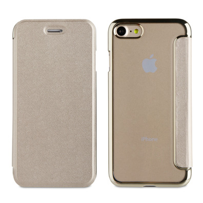 Muvit funda iPhone 8/7 Folio Gold   Cornice Dorata