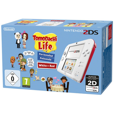 Nintendo 2DS Bianco   Tomodachi Life