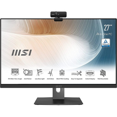 Ordenador MSI AiO AM271P 11M (Moderno) -025EU i7/16GB/256GB + 1 TB/27 ""