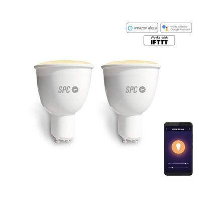 Pack 2 Lampadine Smart SPC Sirius 380 -GU10-