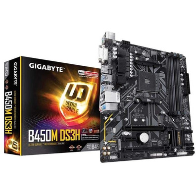 Placa Base Gigabyte B450M DS3H AM4