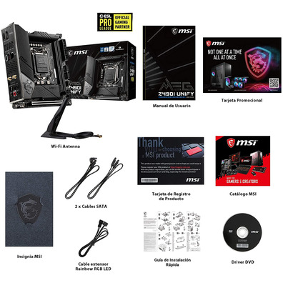 Placa Base MSI MEG Z490I Unify 1200