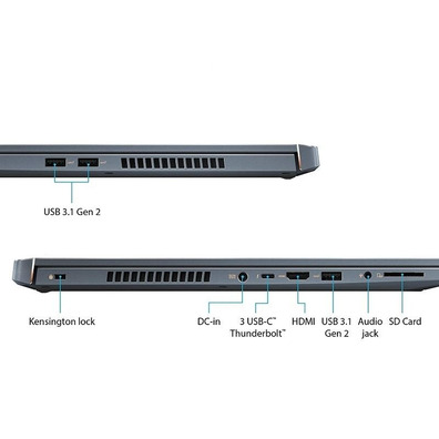 Portátil ASUS ProART Studiobook Pro W700G1T-AV046R i7/16GB/1TB SSD/Quadro T1000/17.3 ""