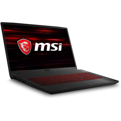 Portátil Gaming MSI GF75 10SCSR (Thin) -245XES i7/16GB/512 SSD + 1TB HDD/GTX1650Ti/17.3 ""